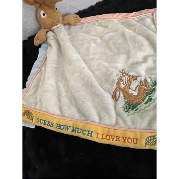Guess How Much I Love You Baby Bunny Security Blanket Lovey Plush - Picture 2 of 4